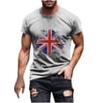 thumbnail image 1 of UVEASISHA Men's 4th of July Shirt,Big and Tall Patriotic T Shirts for Men Vintage American Flag Graphic Tees Summer Casual Short Sleeve Crewneck Tops Deals of Today 2024, 1 of 5