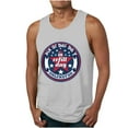 thumbnail image 1 of UVEASISHA Men's 4th of July Tank Top,Independence Day Shirts for Men American Flag Tank Top 1776 Patriotic T-Shirts 2025 Sleeveless Gym Workout Graphic Tee Shirt Gray, 1 of 3