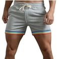 thumbnail image 1 of UVEASISHA Men's Fitted Shorts Bodybuilding Workout Gym Running Tight Lifting Shorts,Training Shorts for Men Quick Dry Mens Training Shorts 2025 Big and Tall Gray,XXXXL, 1 of 4