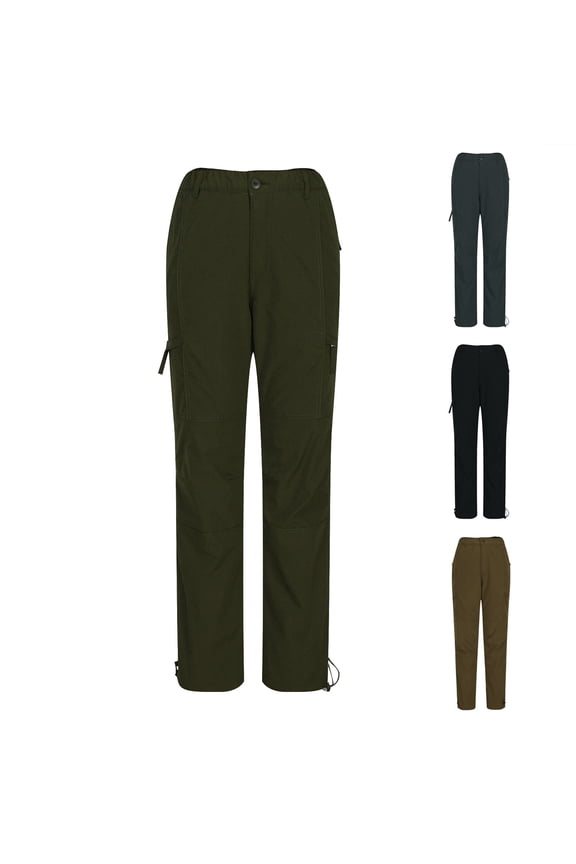 Men's Fleece Cargo Pants,Mens Hiking Pants Outdoor Windproof and Waterproof Quick Dry Cargo Pants Straight Leg Casual Flatcut Pants with Adjustable Ankle Cuff Sales Today,Black,S