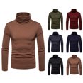 thumbnail image 1 of UVEASISHA Men's Long Sleeve Thermal T Shirts Slim Fit TurtleNeck Pullover Tees Solid Color Casual Warm Up T-shirt Big and Tall Undershirt for Men Winter, 1 of 5