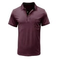 thumbnail image 1 of UVEASISHA Men's Polo Big and Tall Shirts,Men Basic Golf Polo Shirts Short Sleeve Dry Fit Moisture Wicking 4-Way Stretch Summer Athletic Polo Shirts,Hot Pink XXL, 1 of 3