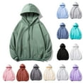 thumbnail image 1 of UVEASISHA Mens Big and Tall Pullover Hoodies Drawstring Long Sleeve Cotton Sweatshirts Drop Shoulder Casual Baggy Hooded Sweatshirt Silver XL, 1 of 4