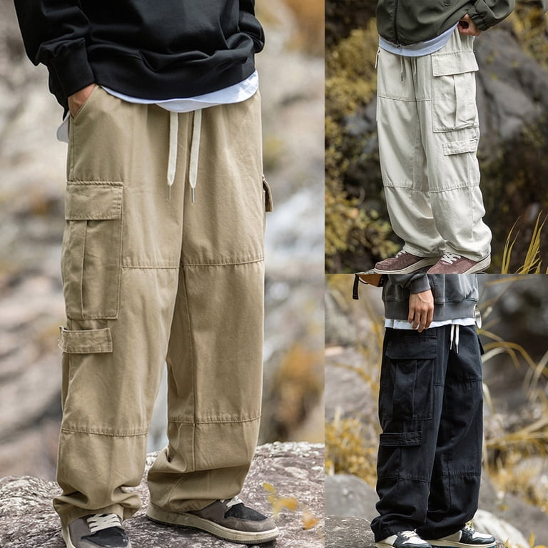 UVEASISHA Mens Cargo Pants Lightweight Hiking Travel Pants