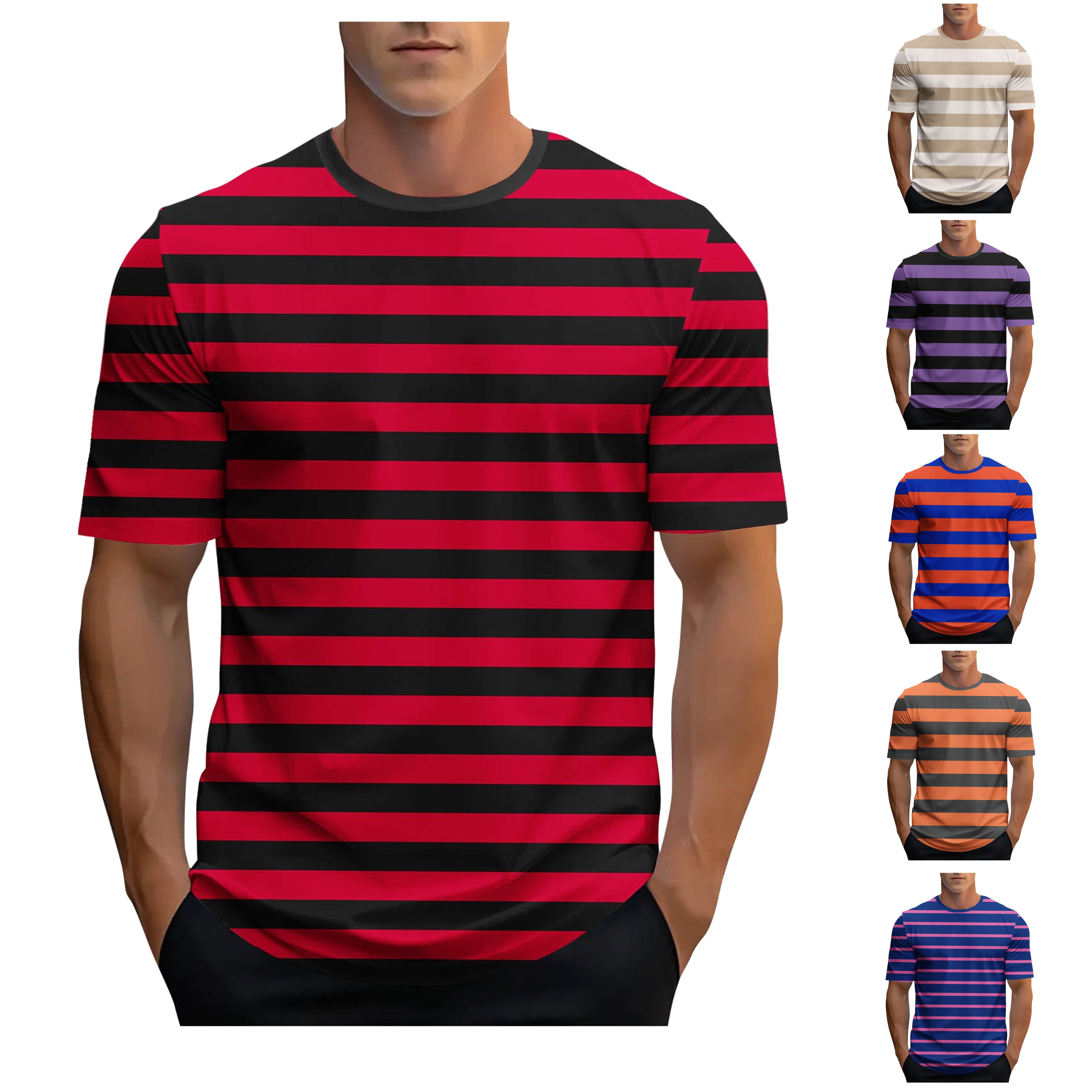 Striped GRVYCLRS Tee(MENS)