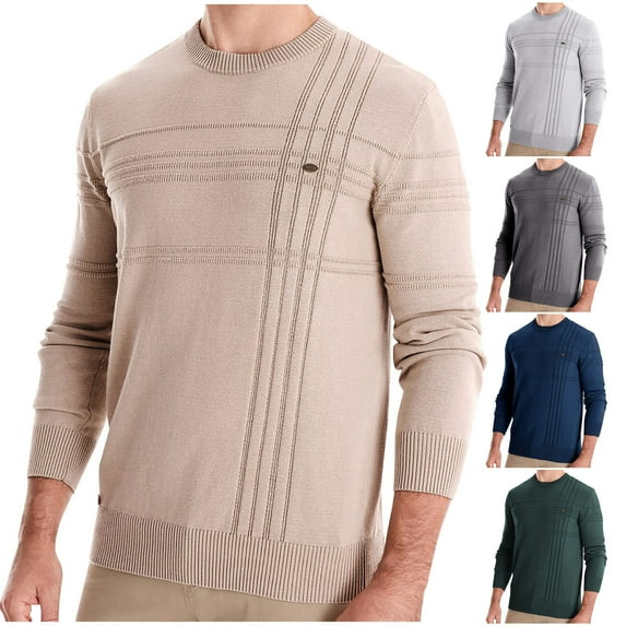 UVEASISHA Mens Lightweight Sweaters Soft Crewneck Knit Pullover Regular Fit Casual Knitted Jumper Tops 2025 Fall Thin Fashion Sweater Shirts Todays Sales Today Gray XL