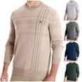 thumbnail image 1 of UVEASISHA Mens Lightweight Sweaters Soft Crewneck Knit Pullover Regular Fit Casual Knitted Jumper Tops 2025 Fall Thin Fashion Sweater Shirts Holiday Sales Green M, 1 of 6