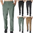 thumbnail image 1 of UVEASISHA Mens Stretch Cargo Pants Relaxed Fit Lightweight Hiking Pants Outdoor Sports Quick Dry Fishing Pants Multi Pocket Straight Leg Work Trousers Gray S, 1 of 9