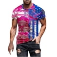 thumbnail image 1 of UVEASISHA Patriotic T Shirts for Men Graphic,Mens 4th of July Tee Shirts Graphic July 4th T-Shirt Teens O-Neck Casual Short Sleeve America Flag Fourth of July Muscle Workout Tshirts 2024, 1 of 5