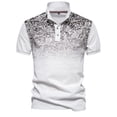 thumbnail image 1 of UVEASISHA Polos Shirts for Men Big and Tall,Men Golf Polos Shirts Short Sleeve 3D Printed Quick Dry Moisture Wicking 4-Way Stretch Summer Athletic Polos Shirts,White M, 1 of 6