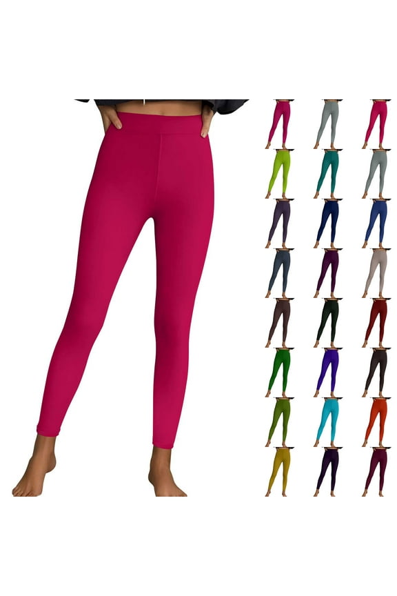 UVEASISHA Womens Workout Tights High Waisted Tummy Control Yoga Leggings Seamless Butt Lift Skinny Pants Milk Silk Soft Stretch Running Leggings Bronze L