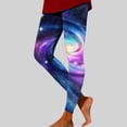 thumbnail image 1 of UVEASISHA Workout Leggings for Women Spiral Gradient Galaxy Printed Yoga Pants High Waisted Tummy Control Butt Lifting Active Tights Fashion Skinny Pant Dark Blue XXL, 1 of 5