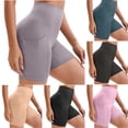thumbnail image 1 of UVEASISHA Women Workout Shorts with Pockets High Waisted Tummy Control Yoga Shorts Soft Stretch Biker Shorts Gray XL, 1 of 6