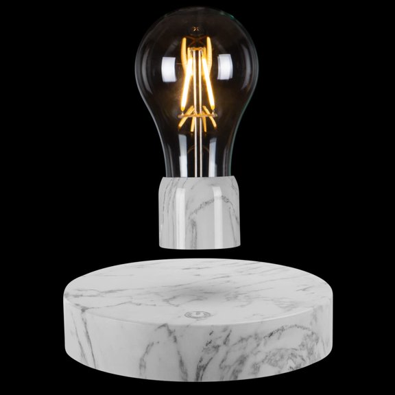 UVEHAS Magnetic Levitating Light Bulb, Floating LED Bulb Lamp with Touch Control, Levitation Rotating Bulb Night Lights, Creative Gifts, Tech Toys, Decorative Desk Lamp for Room Table Decor Y101