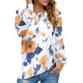 thumbnail image 1 of UVN Blouses for Women Long Sleeve Shirts Casual Dressy Pleated Tunic Tops, 1 of 7