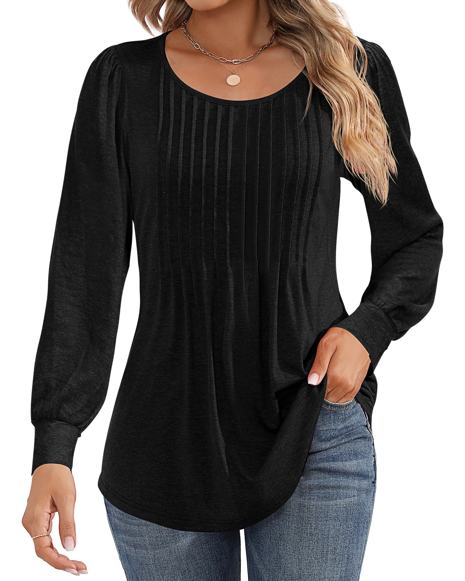 black dressy tops for sale