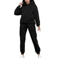 thumbnail image 1 of UVN Hoodie Tracksuit for Women Casual Sweatsuit 2Pcs Jogger Set Activewear Outfits with Pockets, 1 of 7