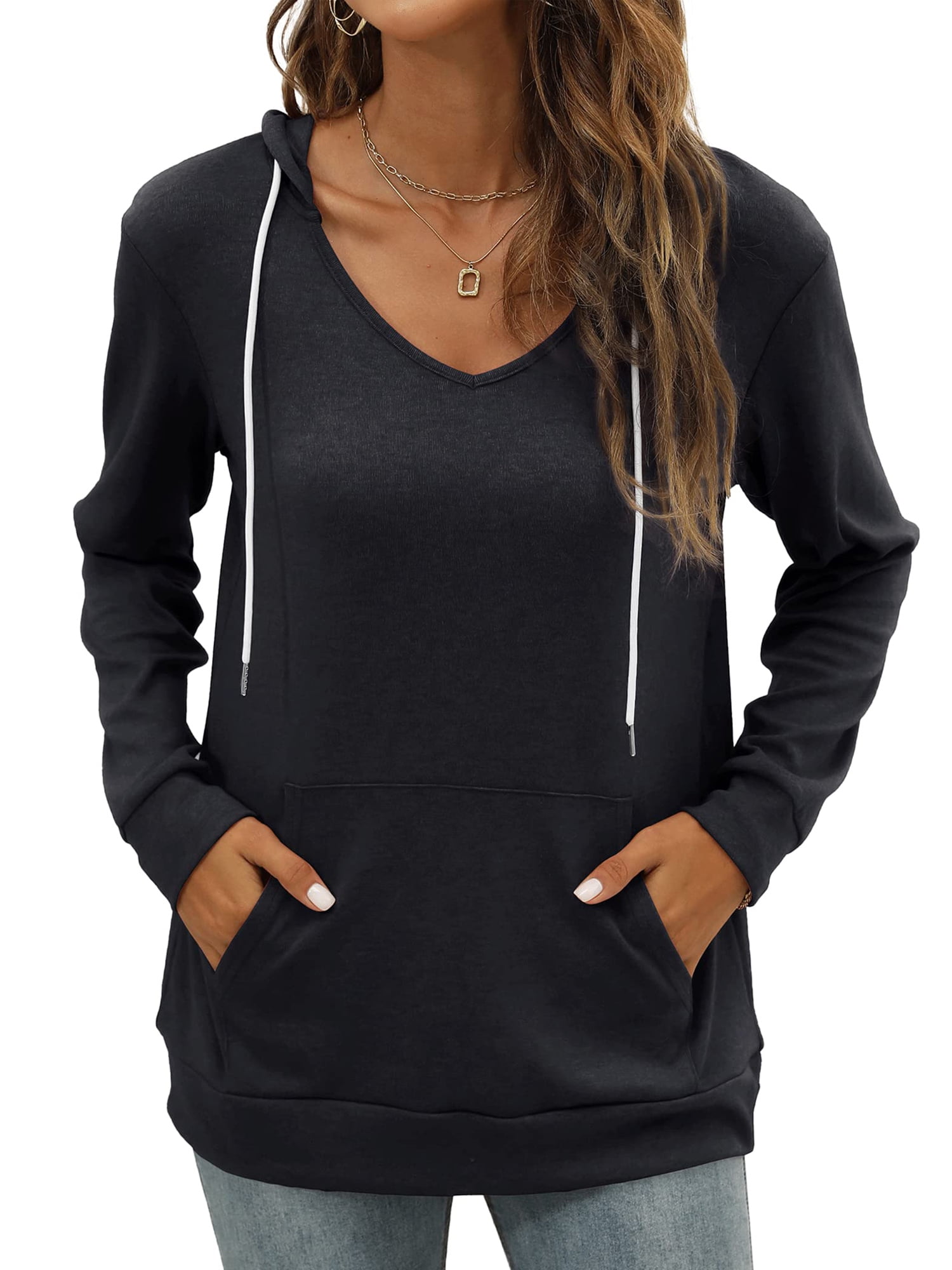 Long Sleeve Drawstring Top