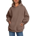 thumbnail image 1 of Shine Up Hoodies for Women Fleece Hooded Sweatshirts Oversized Pullover Long Sleeve Ladies Tops with Pocket, 1 of 9