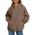 thumbnail image 1 of Shine Up Hoodies for Women Fleece Hooded Sweatshirts Oversized Pullover Long Sleeve Ladies Tops with Pocket, 1 of 9