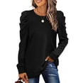 thumbnail image 1 of UVN Long Sleeve T Shirt for Women Crewneck Shirts Fall Tunic Pullover Tops, 1 of 6