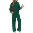 thumbnail image 1 of UVN Outfit Sets for Women Fall Winter Long Sleeve Tops And Long Pants Sweatsuits Casual 2 Piece Tracksuit Lounge Set, 1 of 9