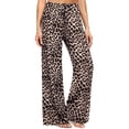 thumbnail image 1 of UVN Pajama Pants for Women Casual Wide Leg Lounge Yoga Pants Comfy Loose Drawstring Sleep PJ Bottoms, 1 of 8