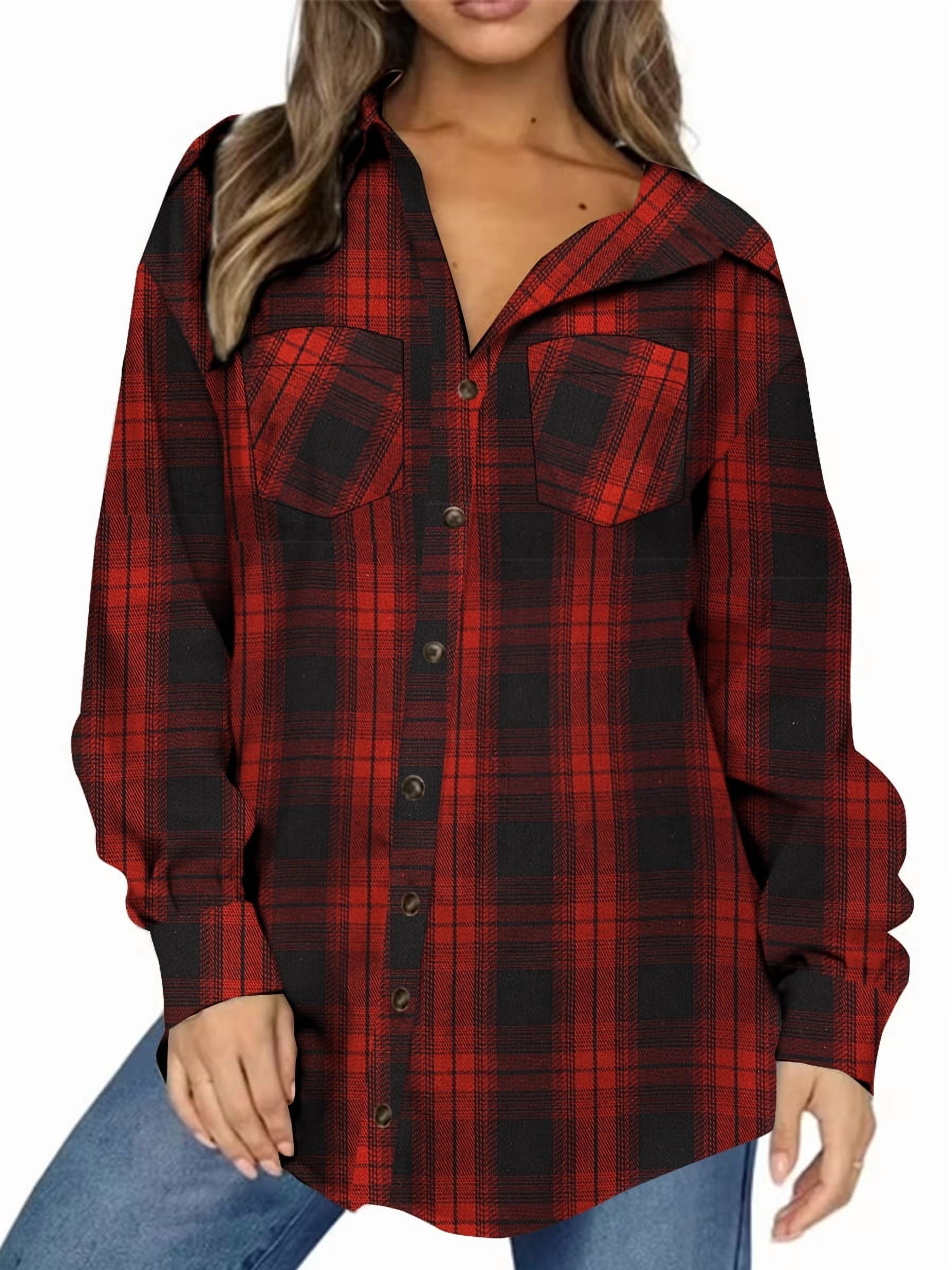 Plaid Button Front Long Sleeve Tweed A Line Two Piece Short Dress on Luulla