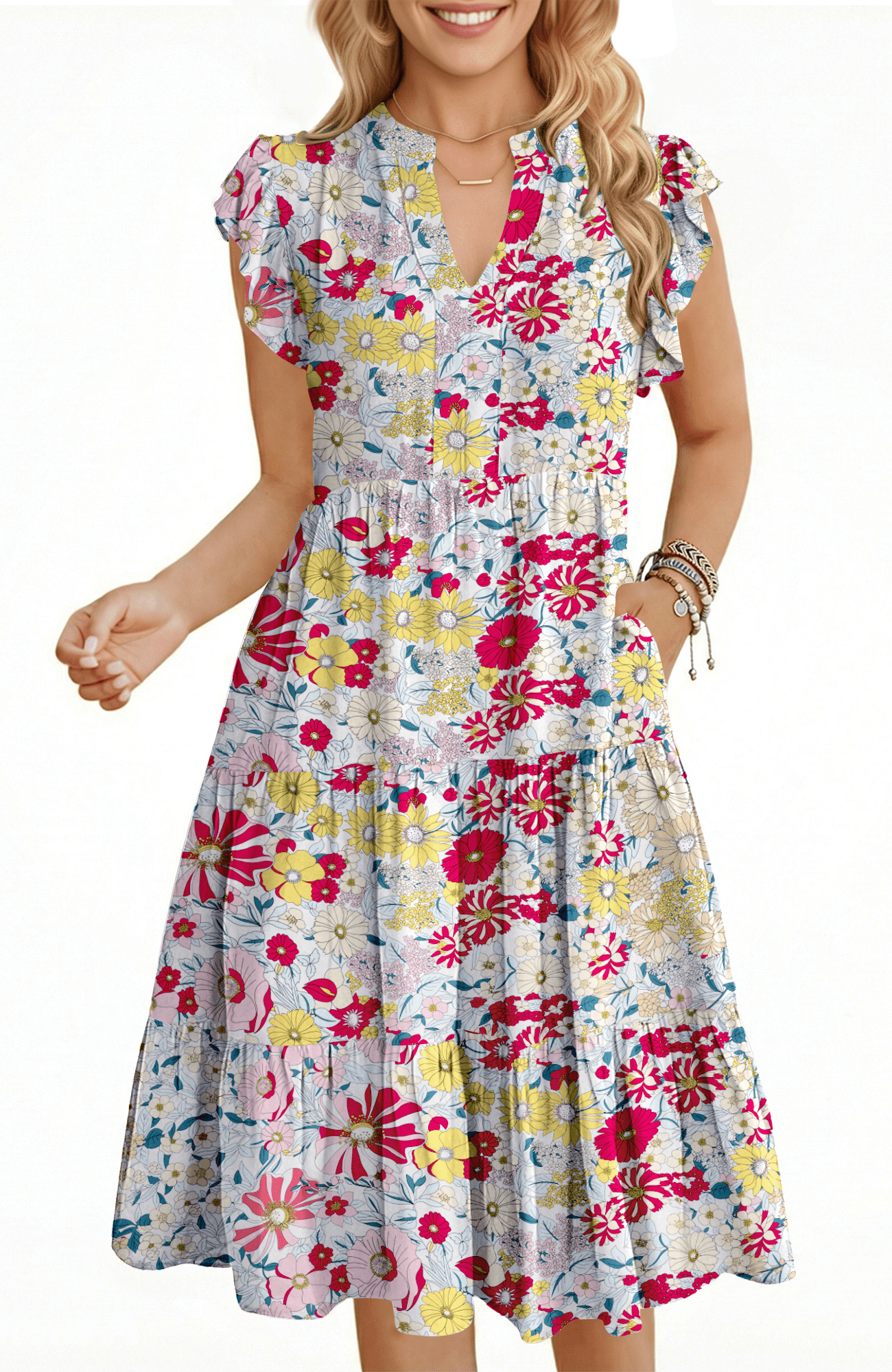 summer dresses for women nearby Uvn Ruffle Sleeve V Neck Midi Dress Casual Beach Sundress with Pockets, Women's, Size: XL Edvintorg Summer Dresses for Women 2025 Sexy Solid Short Sleeve V Neck Lace Chiffon Mesh Waist Elegant Dress Plus Size Dresses Summer dresses for women showcases a vibrant floral print that adds color and fun to your ensemble Women's Summer Dresses - Express