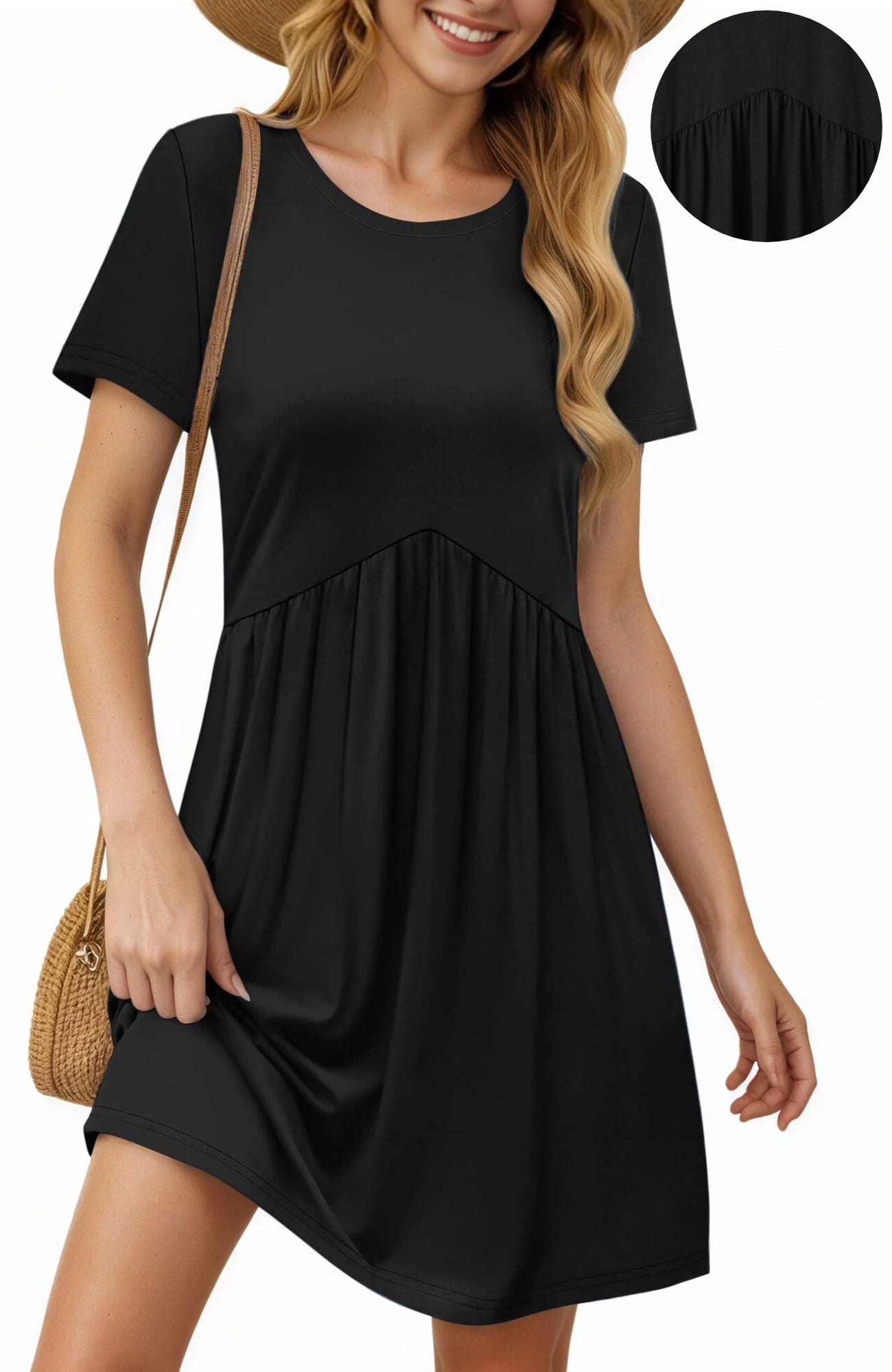 long dresses for women cocktail PRETTYGARDEN Womens Summer Strapless Maxi Dresses Ruffle Tube Asymmetr