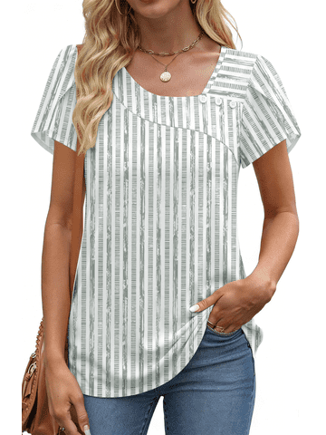 Square Neck Shirts for Women Clothing