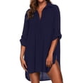 thumbnail image 1 of Shine Up Womens Swimsuit Cover Up Shirt for Summer Tops Bikini Beachwear Loose Beach Cover Ups Bathing Suit, 1 of 9