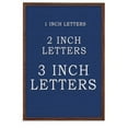 thumbnail image 1 of UVP UV1202UF-WALNUT-BLUE Blue felt letterboard 24' x 36' with Walnut Wood frame, 1 of 1