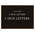 thumbnail image 1 of UVP UV1204UF-WALNUT-BLACK Black felt letterboard 48' x 36'  with Walnut Wood frame, 1 of 1