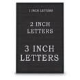 thumbnail image 1 of UVP UV1212A-BLACK-LICORI Licorice Black Vinyl letterboard 24' x 36' with Black Aluminum frame, 1 of 1