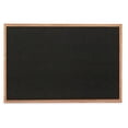 thumbnail image 1 of UVP UV6020AK-LTOAK-BLACK Black fabric corkboard with light oak wood frame 36' x 24', 1 of 1