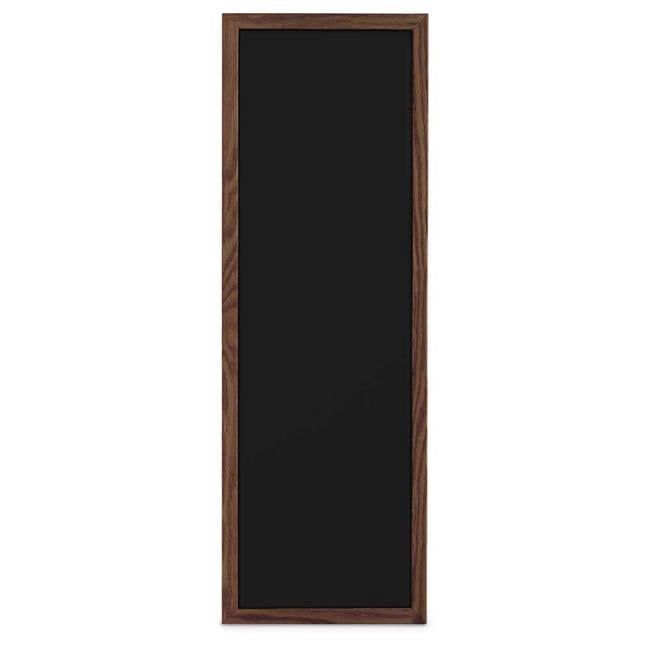 UVP UV829-BLACK-WALNUT Black dry erase board 12' x 36' Walnut hardwood frame