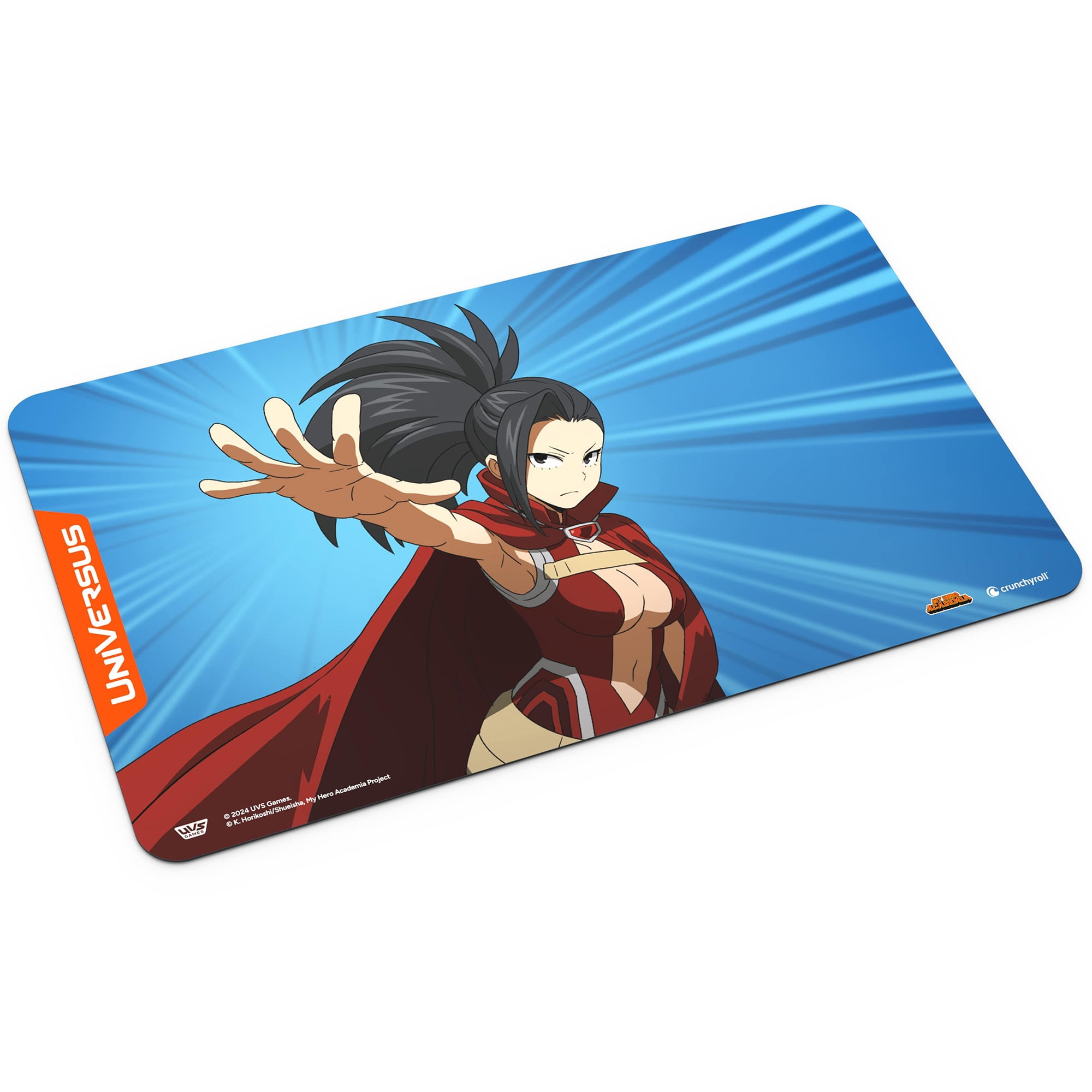 Universus My Hero Academia Girl Power Momo Yaoyorozu Playmat Neoprene 24 x 14 inch Tabletop Card Game Accessory UVS Games