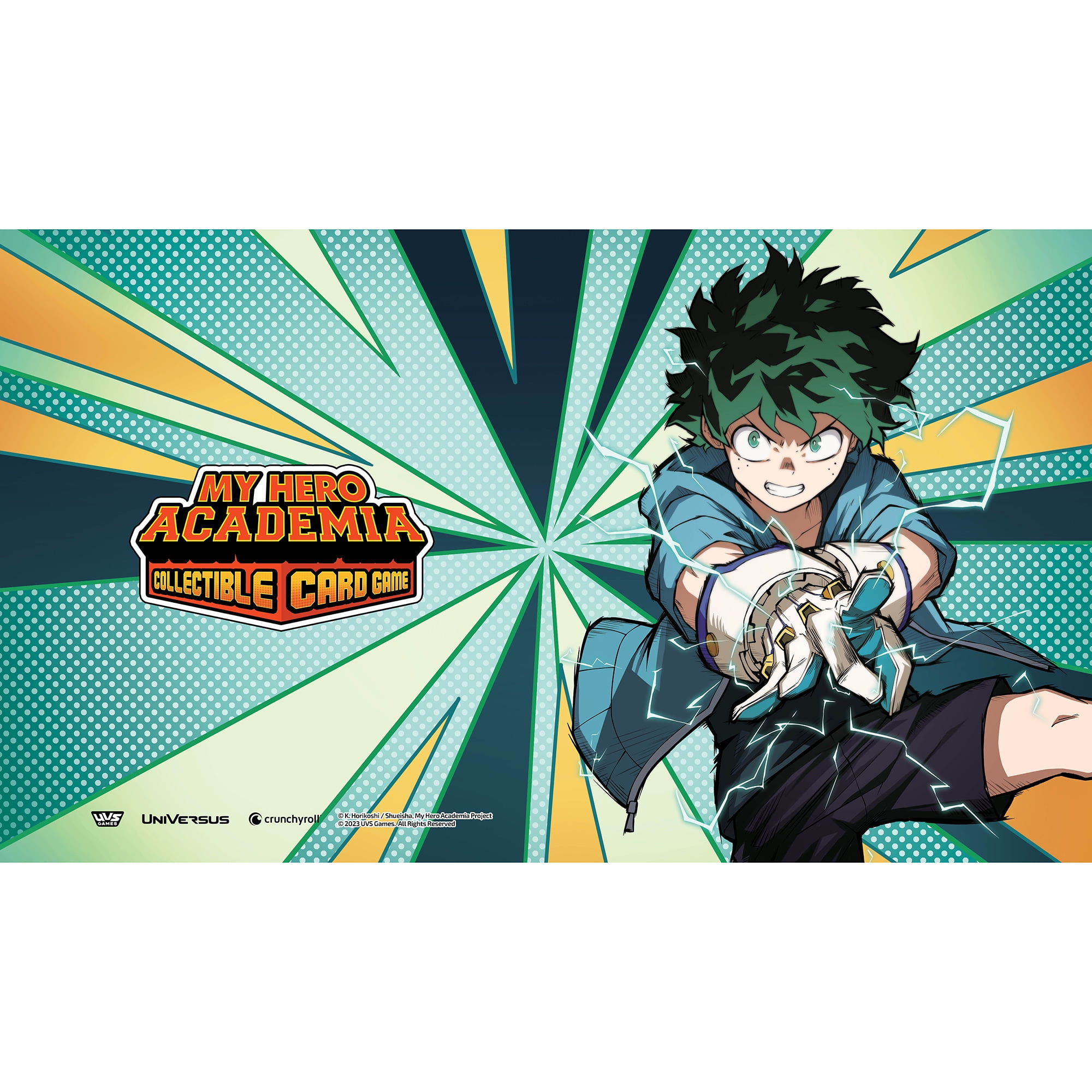 UniVersus: My Hero Academia: Wielding One for All Playmat - 24 x 14 Neoprene Mat, Tabletop Card Game Accessory, UVS Games, Officially Licensed UniVersus: My Hero Academia: Wielding One for All Playmat - 24 x 14 Neoprene Mat, Tabletop Card Game Accessory, UVS Games, Officially Licensed