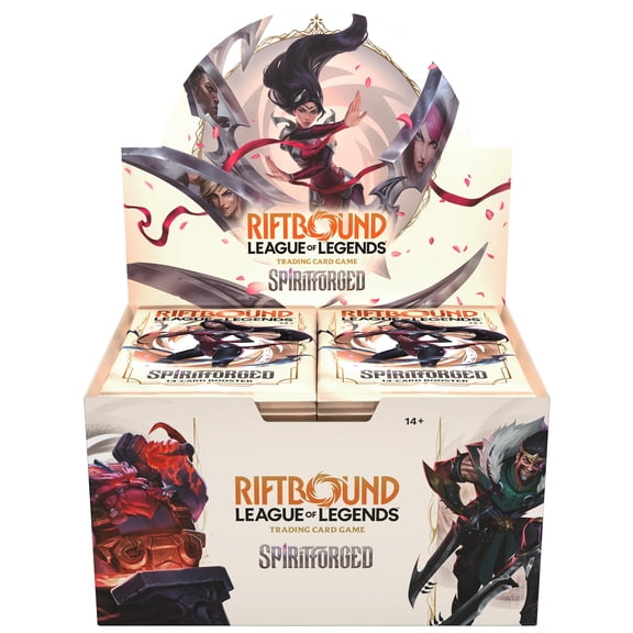 Riftbound: League of Legends TCG Spiritforged - Booster Display - 24 Booster Packs (14 Cards Ea), Deck-Building Trading Card Game, Randomly Assorted