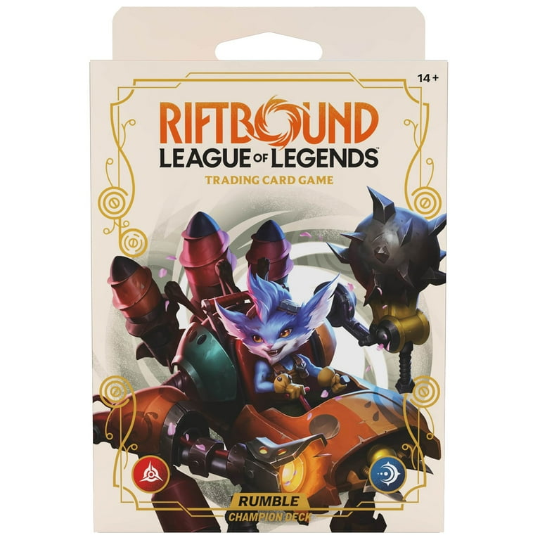 Riftbound: League of Legends TCG Spiritforged - Champion Deck: Rumble -  Ready-To-Play Character, Trading Card Game, Deck-Building, Units & Spells -  Walmart.com
