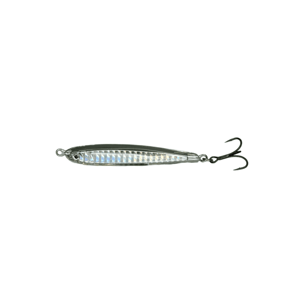 UVT Fishing Casting Epoxy Minnow, Silver Shiner (VMC Hooks) 1 oz