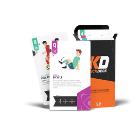 UVU Training KickDeck Soccer Training Program | 52 Card Training Deck to Improve Technique, Juggling, Strength and Core