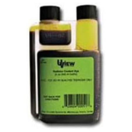 UView UVW-483908 8 oz Radiator Coolant Dye Bottle Services Up to Eight Vehicles