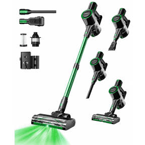 UWANT Cordless Stick Vacuum Cleaner, Vacuum with Motorized Floor Brush, Anti-Tangle Design, HEPA Filtration, Lightweight Handheld Vacuum for Home, Pets and Hard Floor
