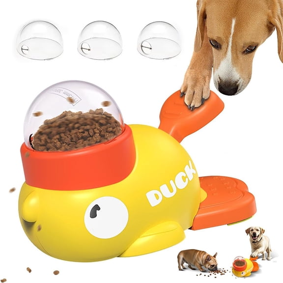 UWMDHRC Dog Treat Dispenser Toy, Interactive Duck Puzzle Feeder for Pets