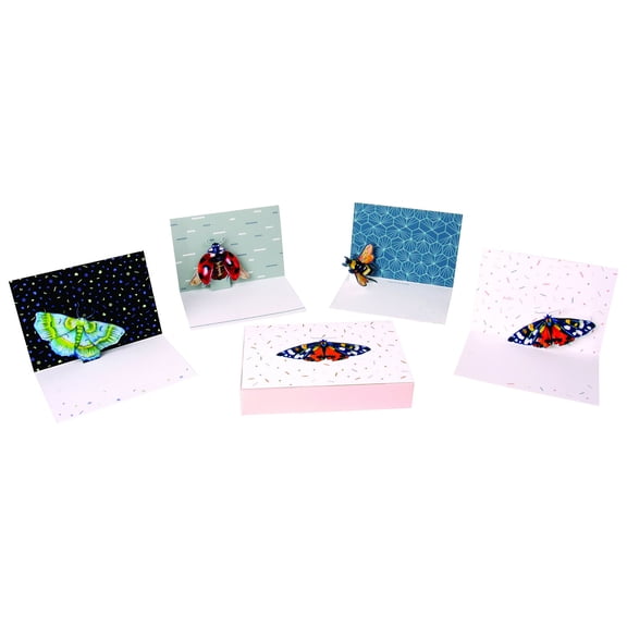 UWP LUXE Wings Boxed Notes, 5.5" x 4", Multicolored