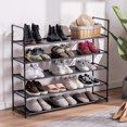 thumbnail image 1 of UWR-Nite 5 Tiers Shoe Rack, 25 Pairs Shoe Rack Organizer, Non-Woven Fabric Shoe Shelf, Shoe Tower Storage Cabinet, 1 of 8