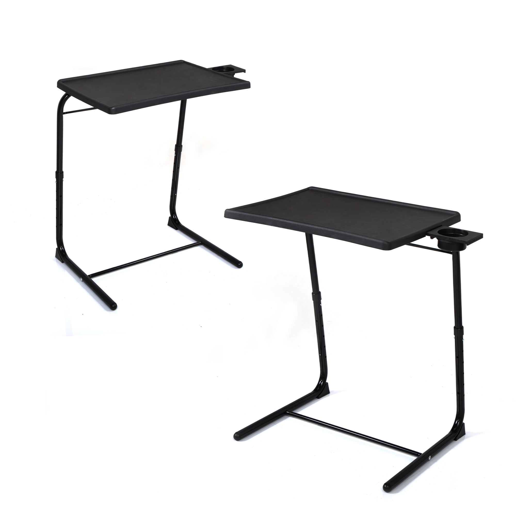 UWRNite Adjustable TV Tray Table Folding, 6 Height & 3 Tilt Angles