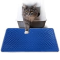 thumbnail image 1 of UWR-Nite Cat Litter Mat Cat Litter Trapping Mat, Honeycomb Double Layer Design, Urine and Water Proof Material, Scatter Control, Less Waste, Easier to Clean,Washable, 1 of 6